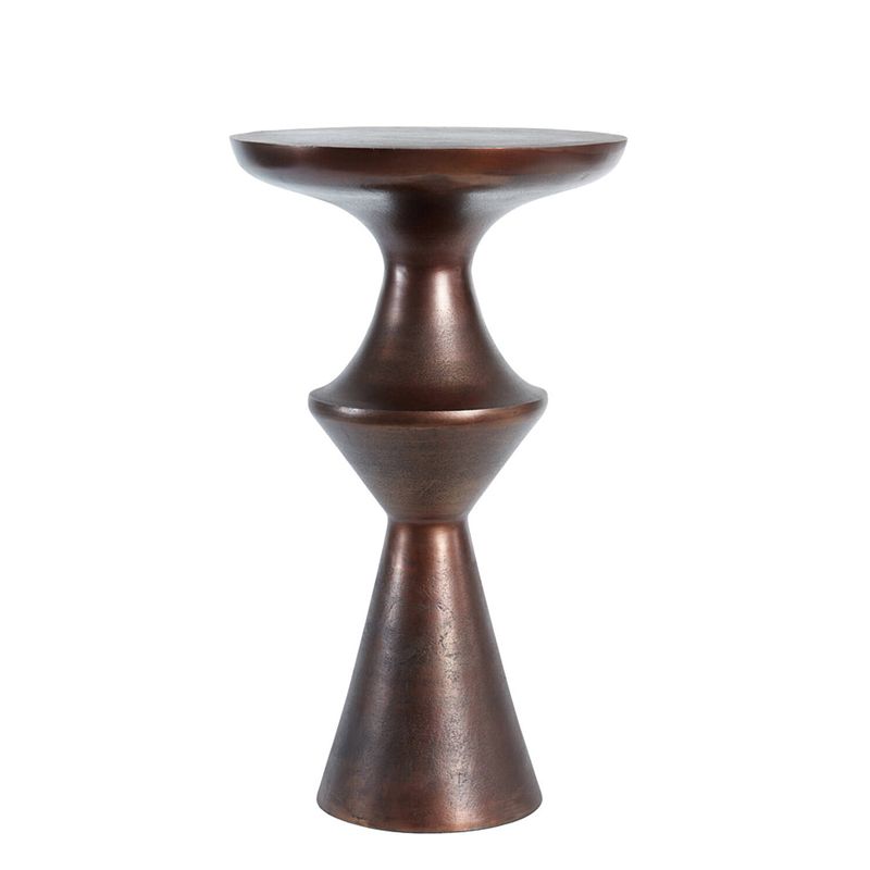 Foto van Side table 37,5x14x63,5 cm loboc antique copper