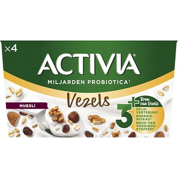 Foto van Activia yoghurt muesli 4 x 125g bij jumbo