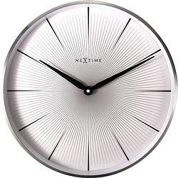 Foto van Wandklok nextime 2 seconds ø 40 cm wit