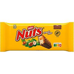 Foto van Nuts melk chocolade karamel hazelnoot 5pack bij jumbo