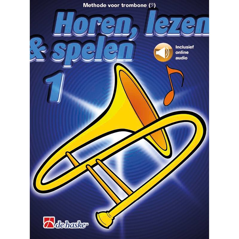 Foto van De haske horen, lezen en spelen - trombone 1