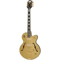 Foto van Epiphone uptown kat es topaz gold metallic semi-akoestische gitaar