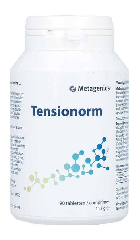 Foto van Metagenics tensionorm tabletten