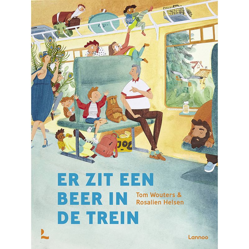 Foto van Er zit een beer in de trein