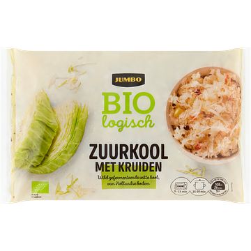 Foto van Jumbo biologisch zuurkool met kruiden 520g