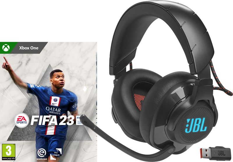 Foto van Jbl quantum 610 + fifa 23 xbox one