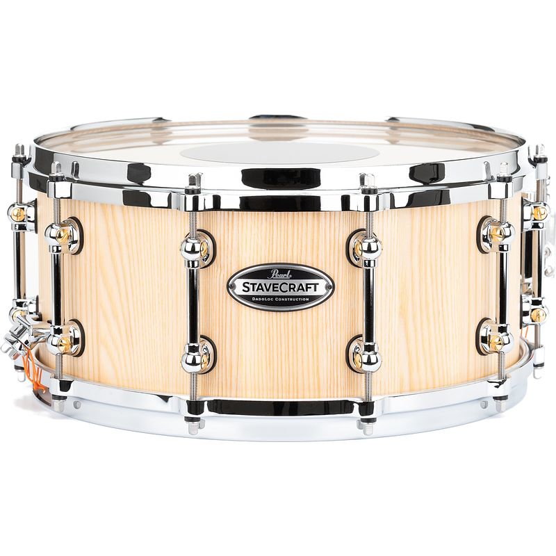 Foto van Pearl scd1465aw/186 stavecraft ashwood-edition 14 x 6.5 inch snaredrum