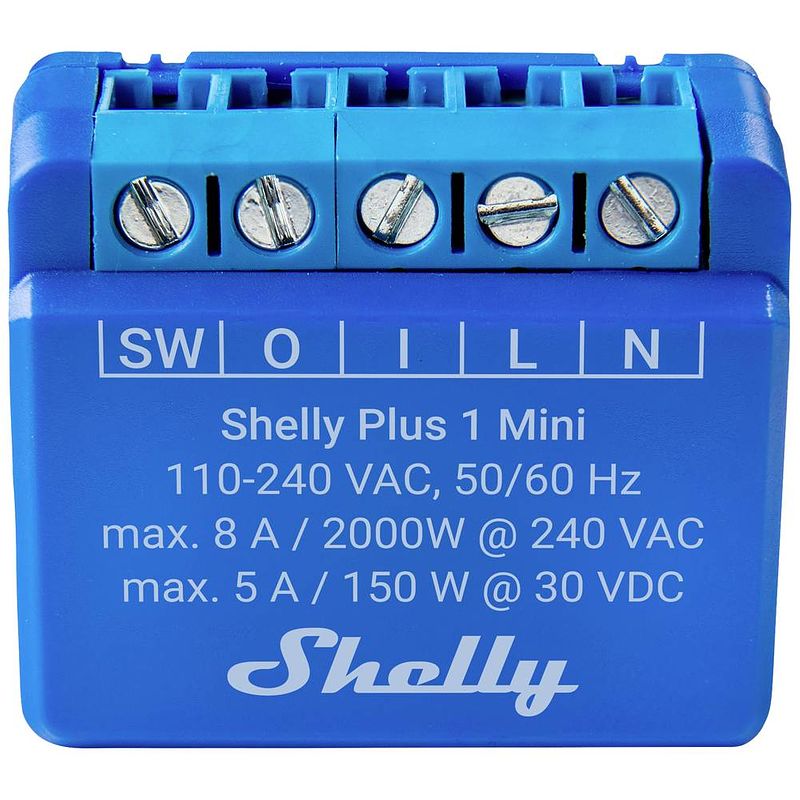 Foto van Shelly plus 1 mini schakelactor wifi, bluetooth