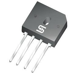 Foto van Taiwan semiconductor gbu406 bruggelijkrichter gbu 800 v array - viervoudig tube