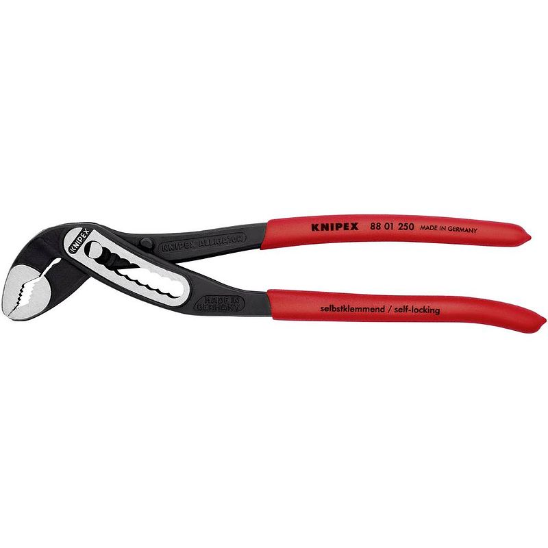 Foto van Knipex alligator 88 01 250 waterpomptang sleutelbreedte 46 mm 250 mm