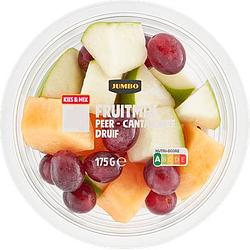 Foto van Jumbo fruitmix peer cantaloupe druif 175 g