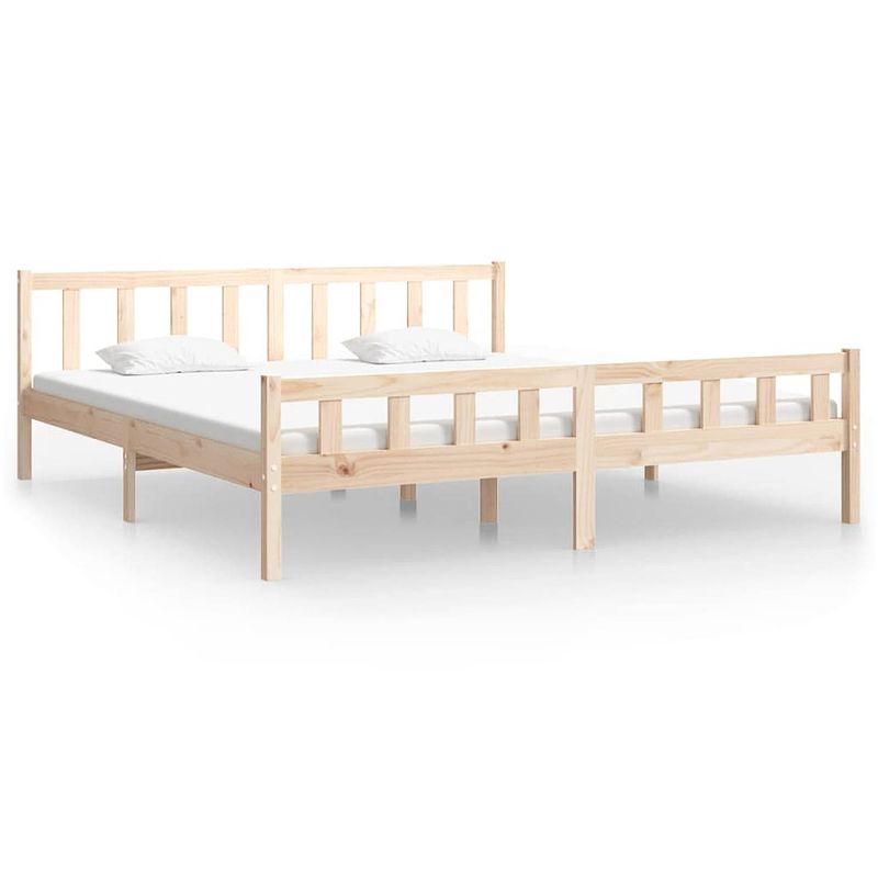 Foto van Vidaxl bedframe massief hout 200x200 cm