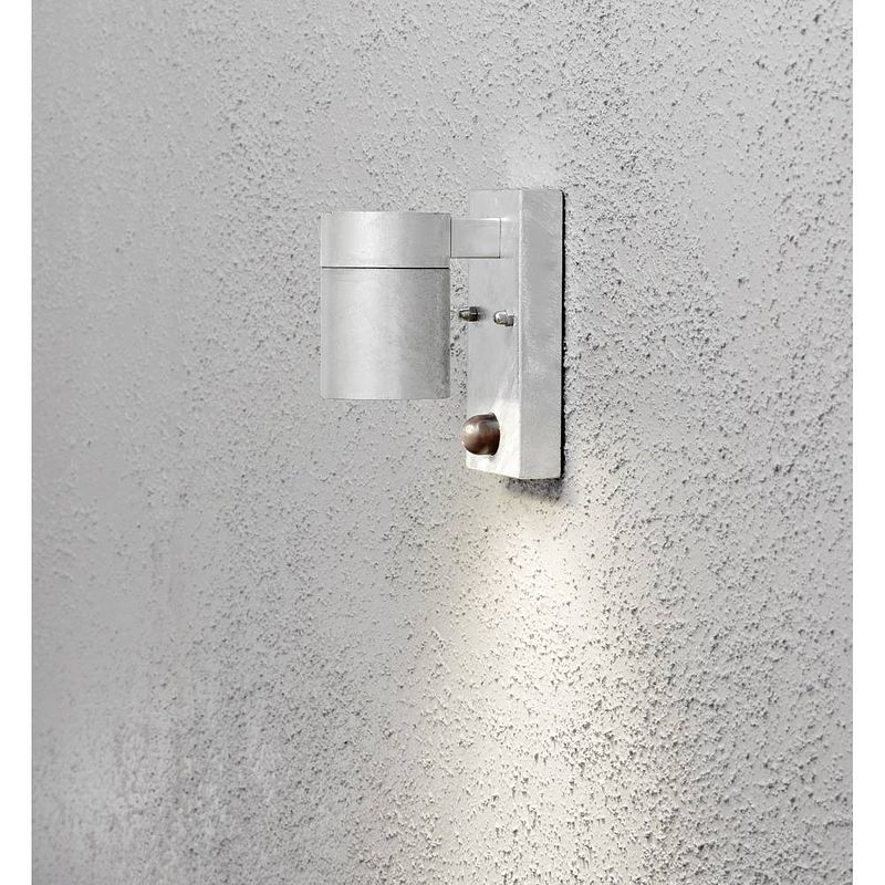 Foto van Konstsmide modena 7541-320 buitenlamp (wand) halogeen gu10 35 w verzinkt