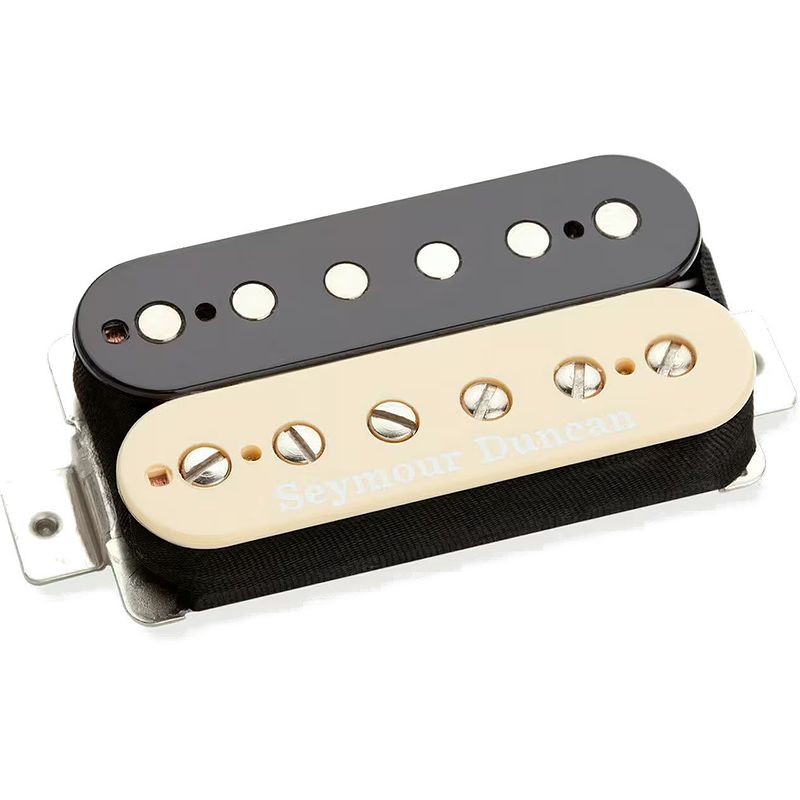 Foto van Seymour duncan sh-pg1b pearly gates bridge humbucker zebra gitaarelement