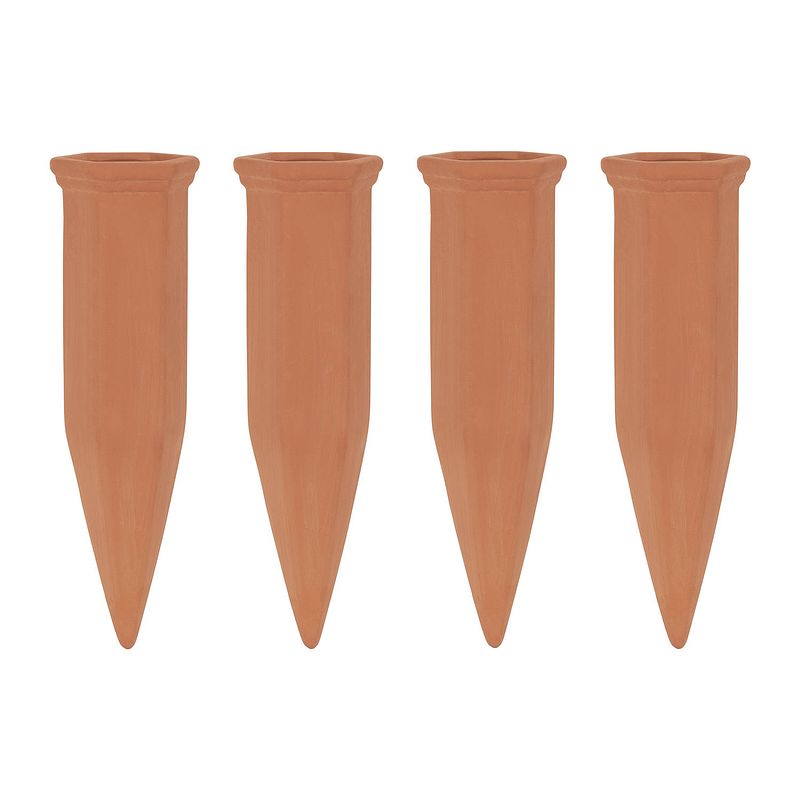 Foto van Quvio bewateringssysteem - set van 4 - terracotta