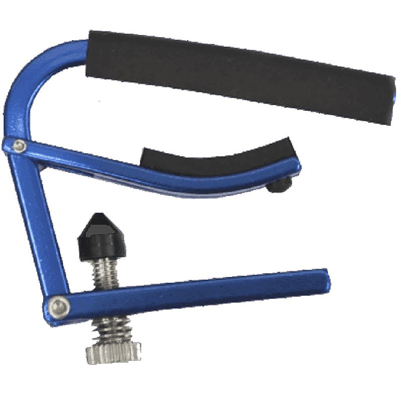 Foto van Shubb l1 lite blue capo voor elektrische en western gitaar