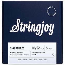 Foto van Stringjoy signatures 6s heavy bottom light 10-52 snarenset voor elektrische gitaar