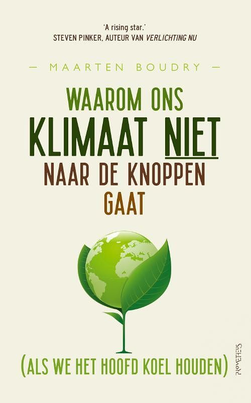 Foto van Waarom ons klimaat niet naar de knoppen gaat - maarten boudry - paperback (9789044649871)