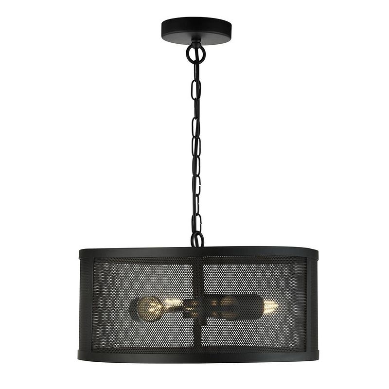 Foto van Landelijke hanglamp - bussandri exclusive - metaal - landelijk - e27 - l: 45cm - voor binnen - woonkamer - eetkamer -