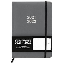 Foto van Verhaak planner 2021-2022 a5 textiel/papier grijs