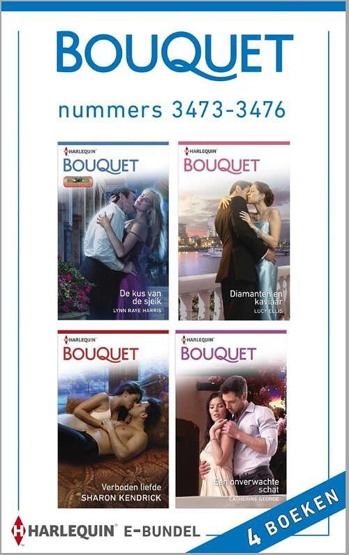 Foto van Bouquet e-bundel nummers 3473-3476 (4-in-1) - catharine george - ebook (9789461999399)