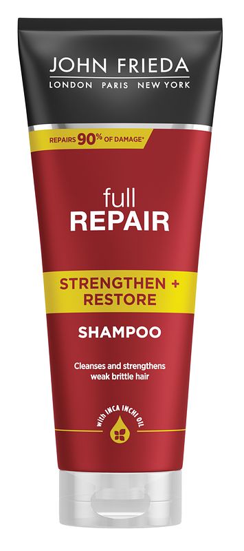 Foto van John frieda full repair strengthen + restore shampoo