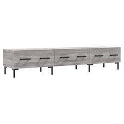 Foto van Vidaxl tv-meubel 150x36x30 cm bewerkt hout grijs sonoma eikenkleurig