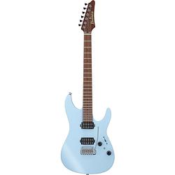 Foto van Ibanez az2402 prestige seafoam blue flat elektrische gitaar met koffer