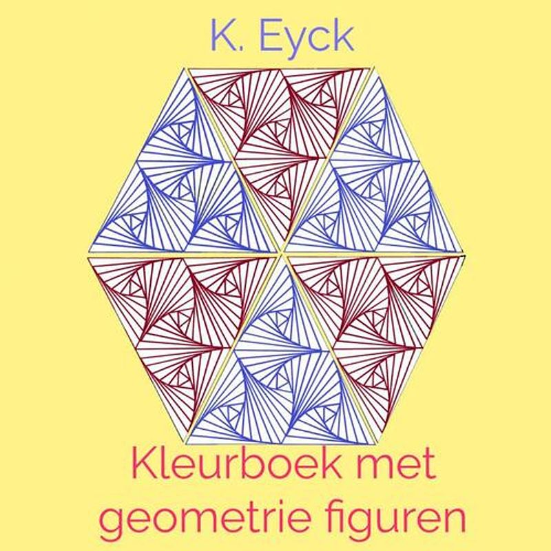 Foto van Kleurboek met geometrie figuren