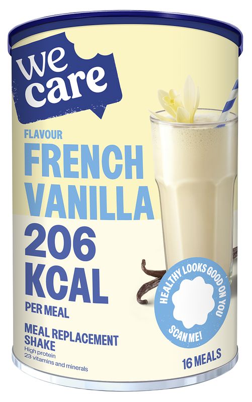 Foto van Wecare french vanilla meal replacement shake