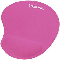 Foto van Logilink id0027p muismat met polssteun ergonomisch pink (b x h x d) 195 x 3 x 230 mm