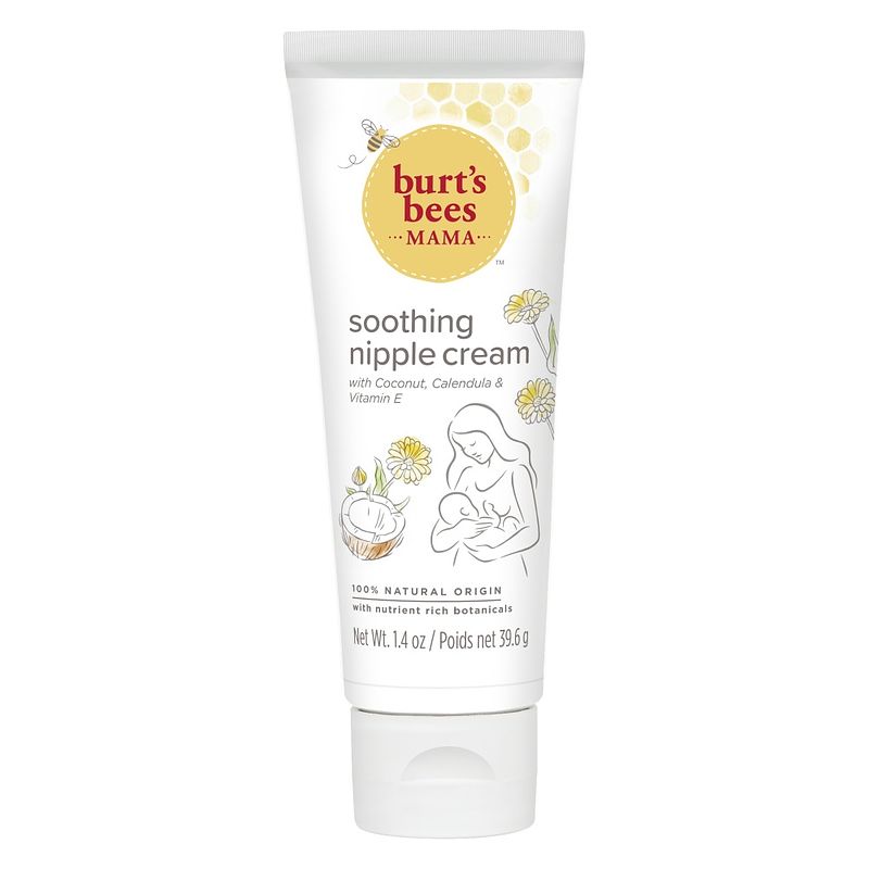 Foto van Burt's bees mama soothing nipple cream