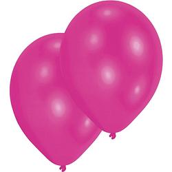 Foto van Amscan ballonnen roze metallic 27,5 cm 25 stuks