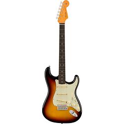 Foto van Fender american vintage ii 1961 stratocaster rw 3-color sunburst elektrische gitaar met koffer