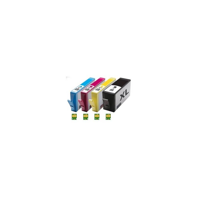 Foto van Flwr hp 364xl multipack zwart en kleur cartridge