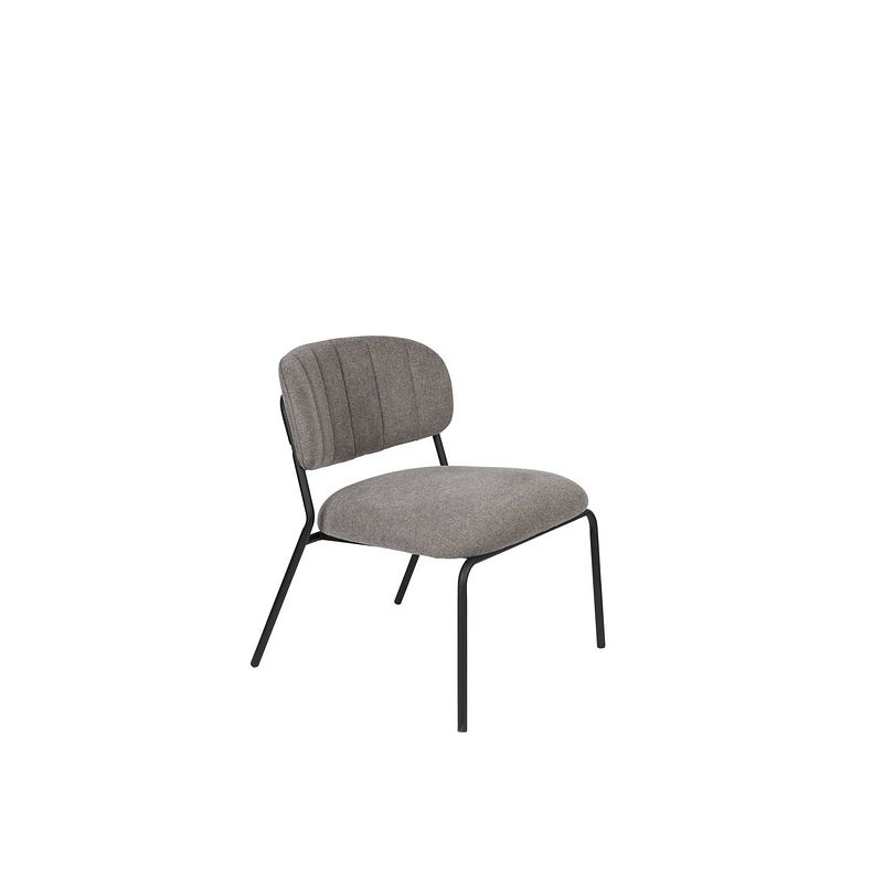 Foto van Anli style lounge chair jolien black/grey