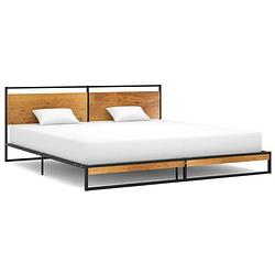 Foto van Vidaxl bedframe metaal 200x200 cm