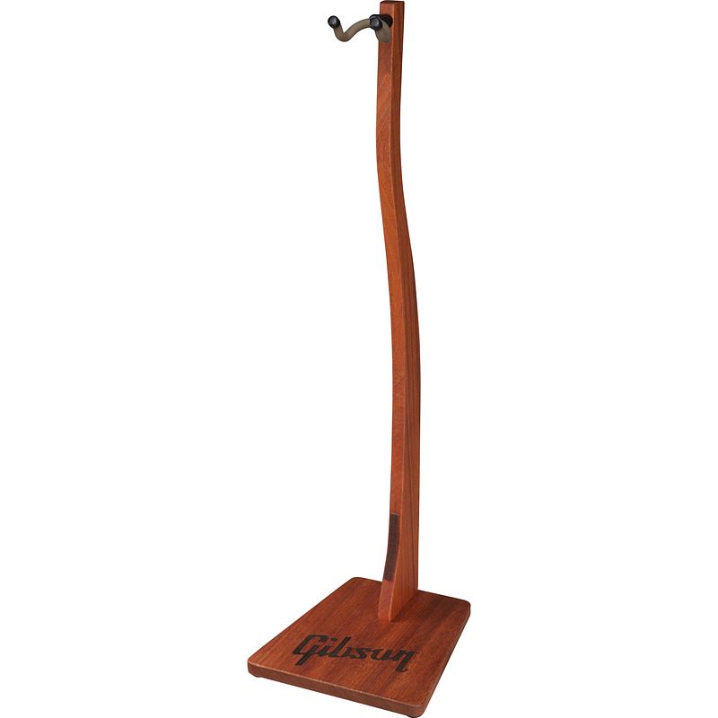 Foto van Gibson astd-mg handcrafted guitar stand mahogany gitaarstandaard