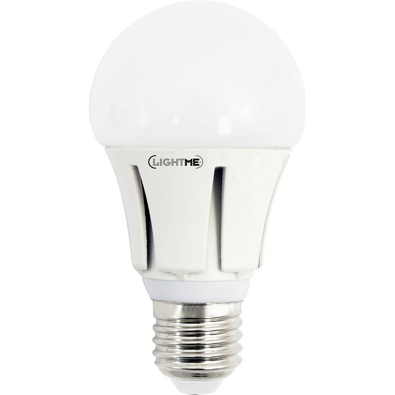 Foto van Lightme lm85109 led-lamp energielabel f (a - g) e27 peer 9.5 w = 60 w koudwit (ø x l) 60 mm x 114 mm 1 stuk(s)