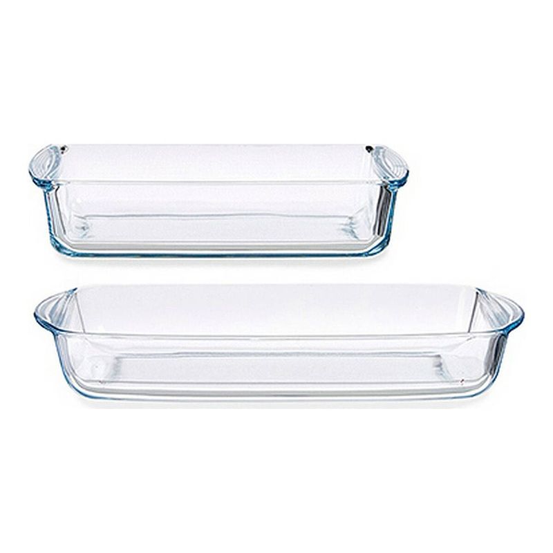 Foto van Ovenschaal 159190z00 transparant borosilicaatglas (2 pcs)