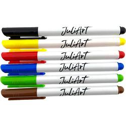 Foto van Juliart permanent markers - 6 kleuren
