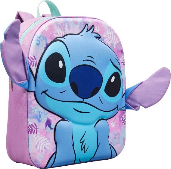 Foto van Disney stitch 3d peuter rugzak 32x25x10 cm meisjes lichtroze