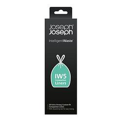 Foto van Afvalzakken 20 stuks, iw5 20 liter - joseph joseph intelligent waste