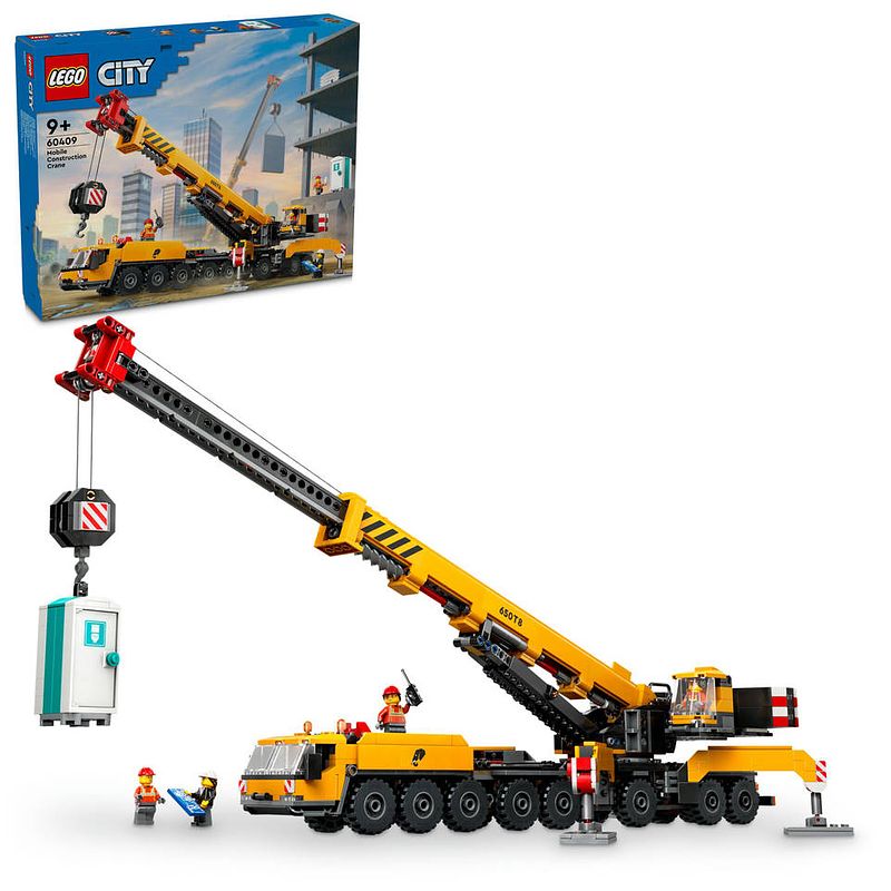 Foto van Lego city gele mobiele bouwkraan 60409