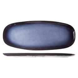 Foto van Cosy & trendy bord sapphire 4 st lang 36,5x15 cm saffierblauw