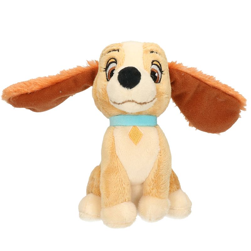 Foto van Pluche disney lady hond knuffel 18 cm speelgoed - knuffeldier