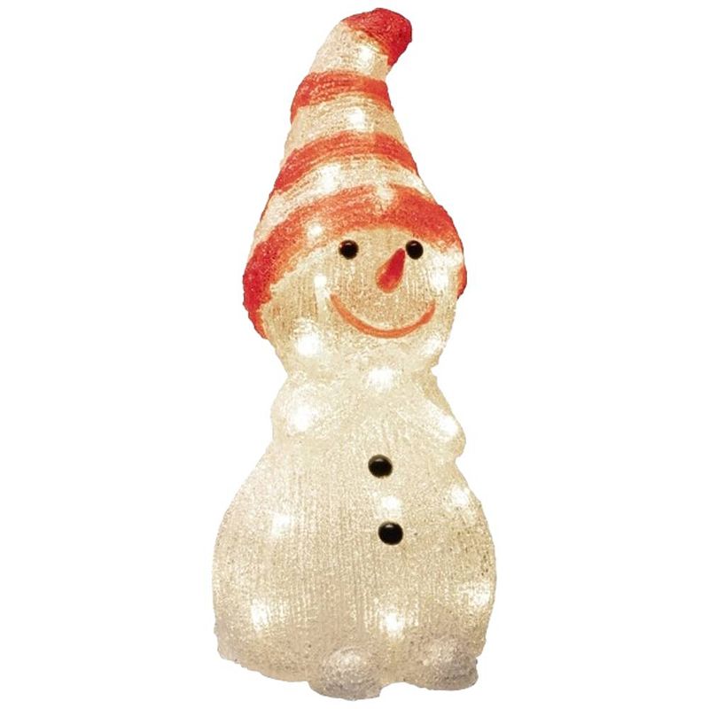 Foto van Konstsmide 6249-103 acryl figuur energielabel: g (a - g) sneeuwpop warmwit led warm-wit