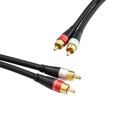 Foto van Oehlbach sl rca cable 1,5 m luidspreker kabel zwart
