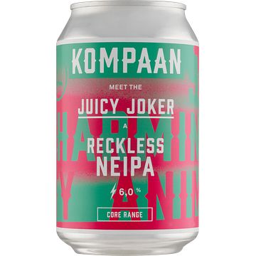 Foto van Kompaan juicy joker reckless neipa bier blik 33cl bij jumbo