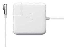 Foto van Apple magsafe power adapter 85w(mbp 2010) voeding wit